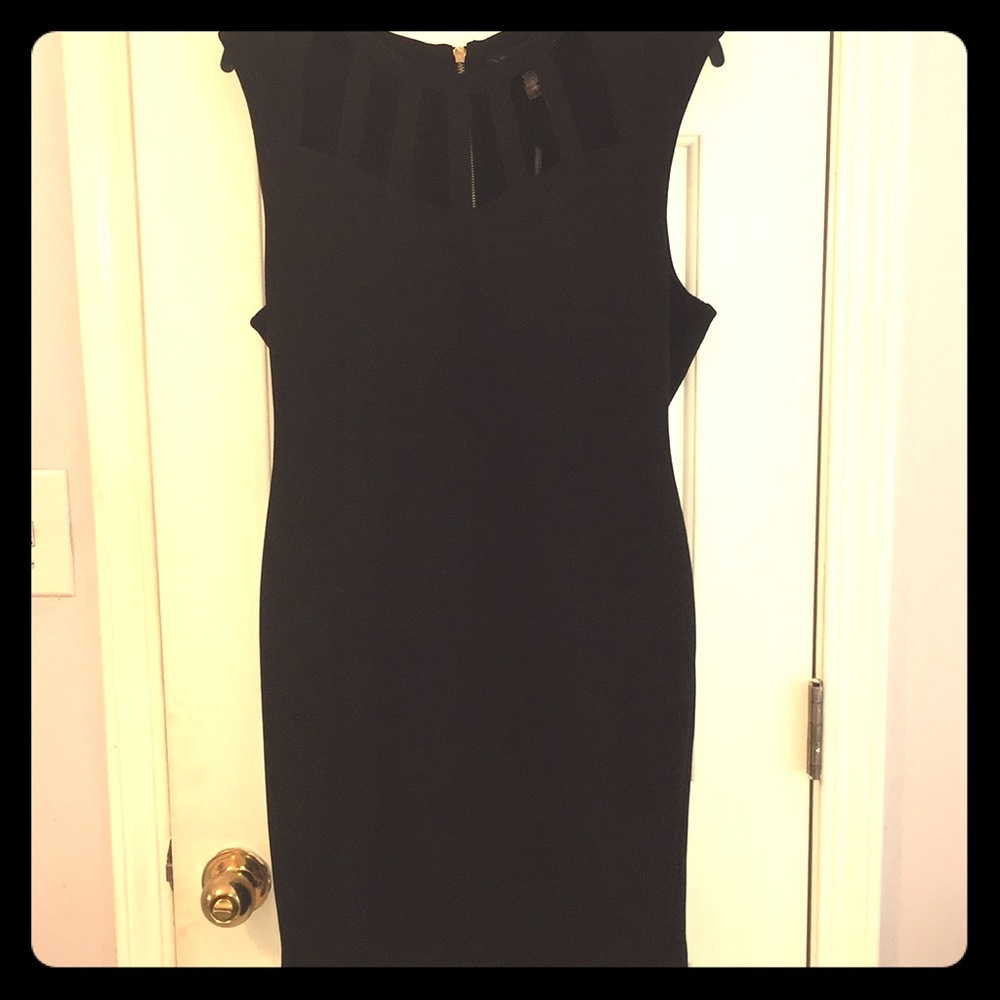 Black cocktail Kardashian Kolkection dress